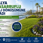 Antalya Su Tasarruflu Peyzaj Dönüşümüne Başladı